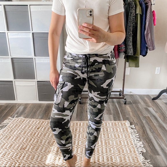 American Bazi Pants - American Bazi City Camo Color Twill Joggers Medium